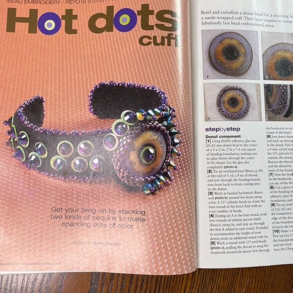 Bead & Button Magazine Jewelry Crafting Book u August 2012 Issue 110 - Picture 8 of 8